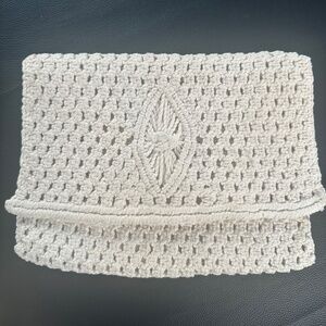 Vintage Macrame Clutch